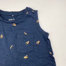 Load image into Gallery viewer, Boys Anko, navy cotton singlet / tank top, EUC, size 5,  
