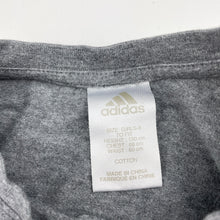 Load image into Gallery viewer, Girls Adidas, grey marle cotton tee / top, GUC, size 8,  
