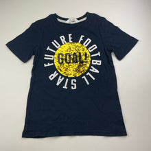 Load image into Gallery viewer, Unisex H&amp;M, flip sequin cotton tee / top, soccer, GUC, size 7-8,  