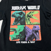 Load image into Gallery viewer, Boys Jurassic World, black cotton tee / top, GUC, size 3,  