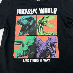 Boys Jurassic World, black cotton tee / top, GUC, size 3,  
