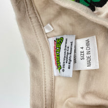 Load image into Gallery viewer, Boys Nickelodeon, TM Ninja Turtles cotton tee / top, GUC, size 4,  