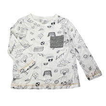 Load image into Gallery viewer, Boys Zara, cotton long sleeve tee / top, GUC, size 3-4,  