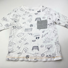 Load image into Gallery viewer, Boys Zara, cotton long sleeve tee / top, GUC, size 3-4,  
