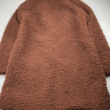 Load image into Gallery viewer, Girls Target, brown boucle open style jacket / coat, L: 70cm, EUC, size 10,  