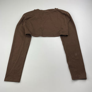 Girls SHEIN, cropped stretchy long sleeve top, EUC, size 9,  