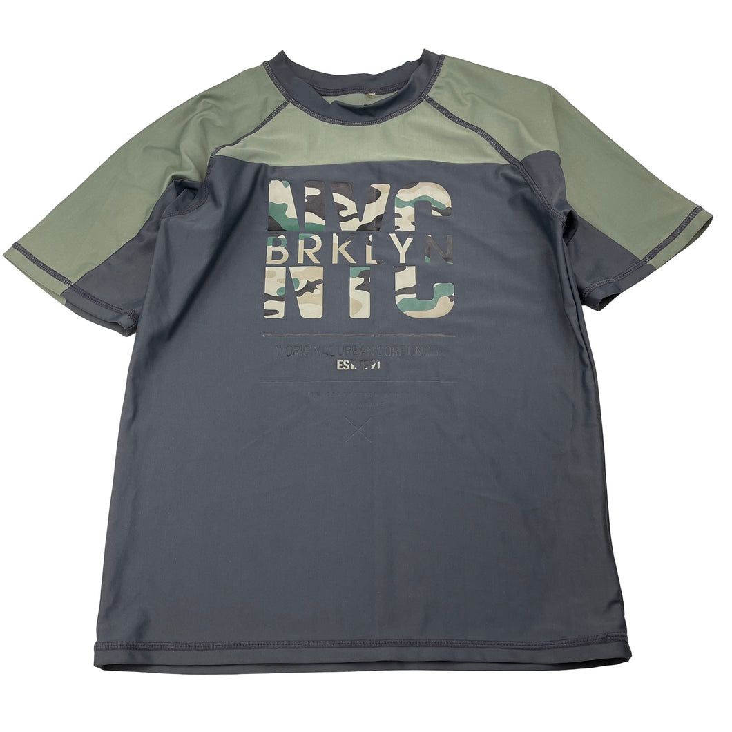 Boys Wave Zone, short sleeve rashie / swim top, GUC, size 14,  