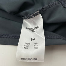 Load image into Gallery viewer, Boys Wave Zone, short sleeve rashie / swim top, GUC, size 14,  