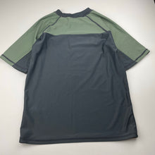 Load image into Gallery viewer, Boys Wave Zone, short sleeve rashie / swim top, GUC, size 14,  