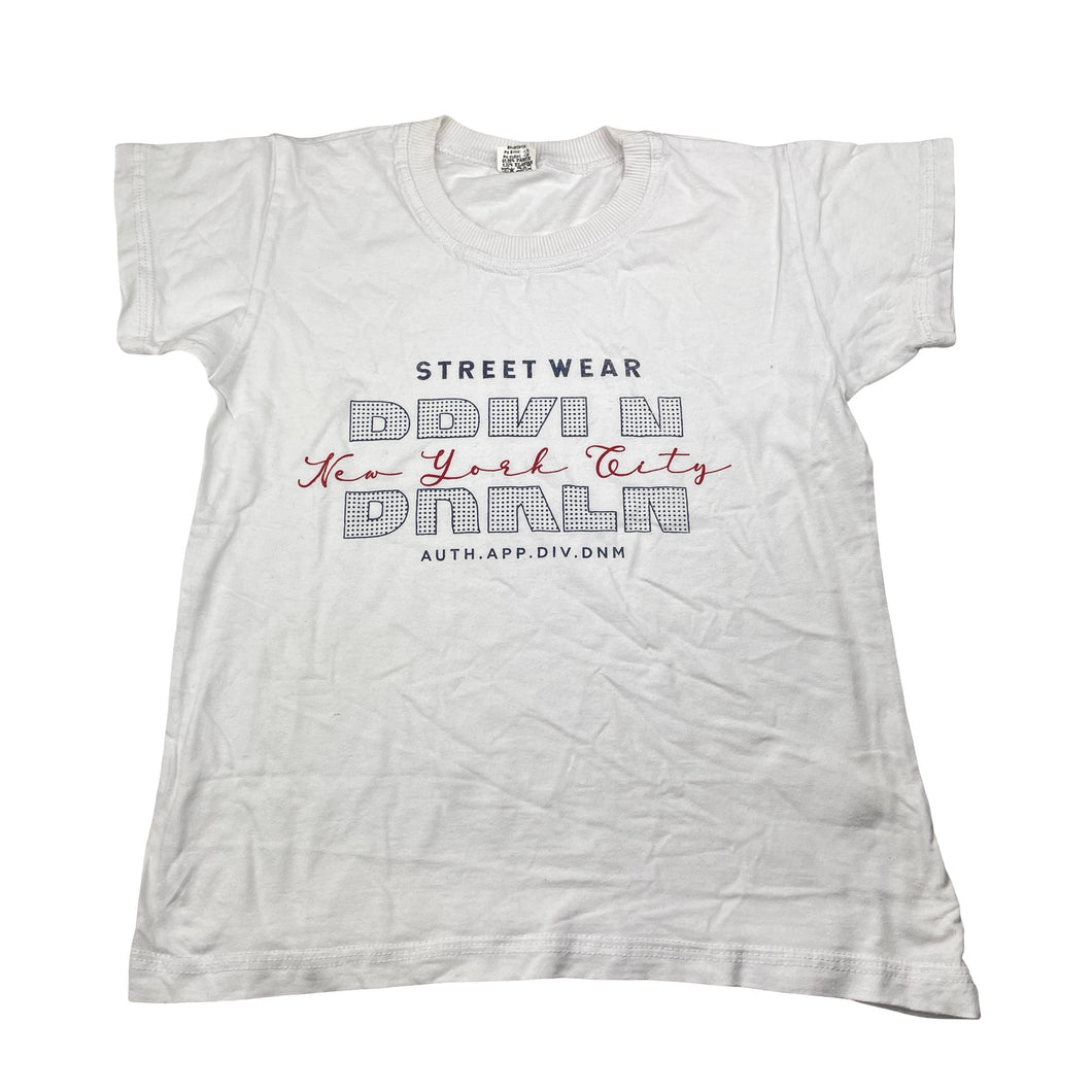 Boys Bonebi, white tee / top, GUC, size 8,  