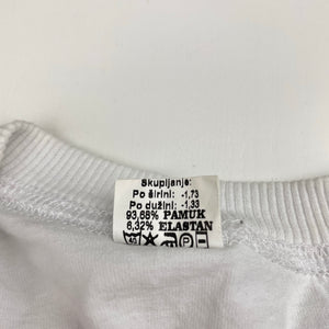 Boys Bonebi, white tee / top, GUC, size 8,  