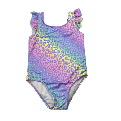 Girls Wave Zone, colourful swim one-piece, EUC, size 4,  