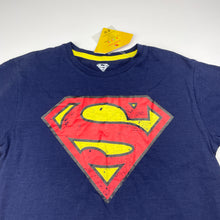 Load image into Gallery viewer, Boys DC Comics, Superman navy cotton tee / top, NEW, size 9-10,  