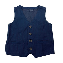Load image into Gallery viewer, Boys Next, navy suit / formal waistcoat / vest, EUC, size 2-3,  