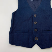 Load image into Gallery viewer, Boys Next, navy suit / formal waistcoat / vest, EUC, size 2-3,  