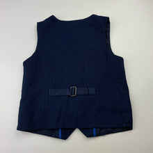 Load image into Gallery viewer, Boys Next, navy suit / formal waistcoat / vest, EUC, size 2-3,  