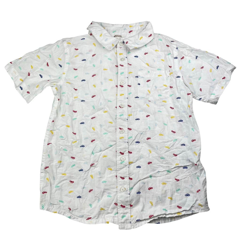 Boys Milkshake, lightweight cotton short sleeve shirt, cars, GUC, size 7,  