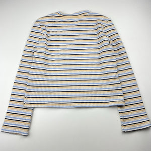 Girls Seed, ribbed stretchy long sleeve top, GUC, size 7,  