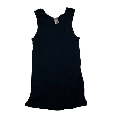 Boys Bonds, black cotton chesty singlet top, GUC, size 14,  