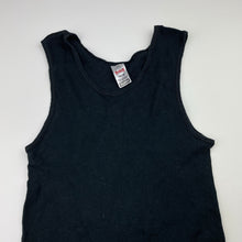 Load image into Gallery viewer, Boys Bonds, black cotton chesty singlet top, GUC, size 14,  