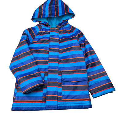 Boys Lily & Dan, fleece lined waterproof jacket / coat, EUC, size 4,  