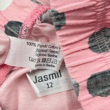 Load image into Gallery viewer, Girls Jasmil, pink cotton pyjama top &amp; shorts, GUC, size 12,  