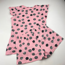 Load image into Gallery viewer, Girls Jasmil, pink cotton pyjama top &amp; shorts, GUC, size 12,  