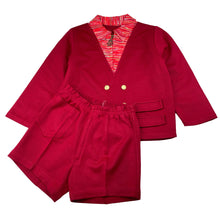Load image into Gallery viewer, Unisex Tip-Top Fashions, vintage fine knit long sleeve top &amp; shorts, GUC, size 4,  