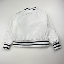 Load image into Gallery viewer, Boys BABAHLU, white bomber jacket, EUC, size 1,  
