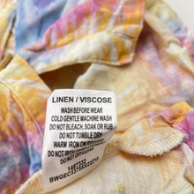 Load image into Gallery viewer, Girls KID, tie dyed linen/viscose summer dress, GUC, size 5, L: 58cm