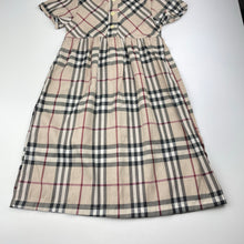 Load image into Gallery viewer, Girls KIDS GARDEN, checked lightweight dress, armpit to armpit: 28cm, NEW, size 4, L: 65cm
