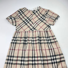 Load image into Gallery viewer, Girls KIDS GARDEN, checked lightweight dress, armpit to armpit: 28cm, NEW, size 4, L: 65cm