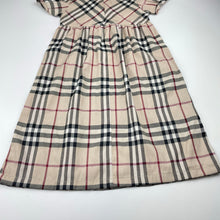 Load image into Gallery viewer, Girls KIDS GARDEN, checked lightweight dress, armpit to armpit: 28cm, NEW, size 4, L: 65cm