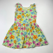 Load image into Gallery viewer, Girls Bonds, floral stretchy dress, no size, armpit to armpit: 26.5cm, FUC, size 2-3, L: 52cm