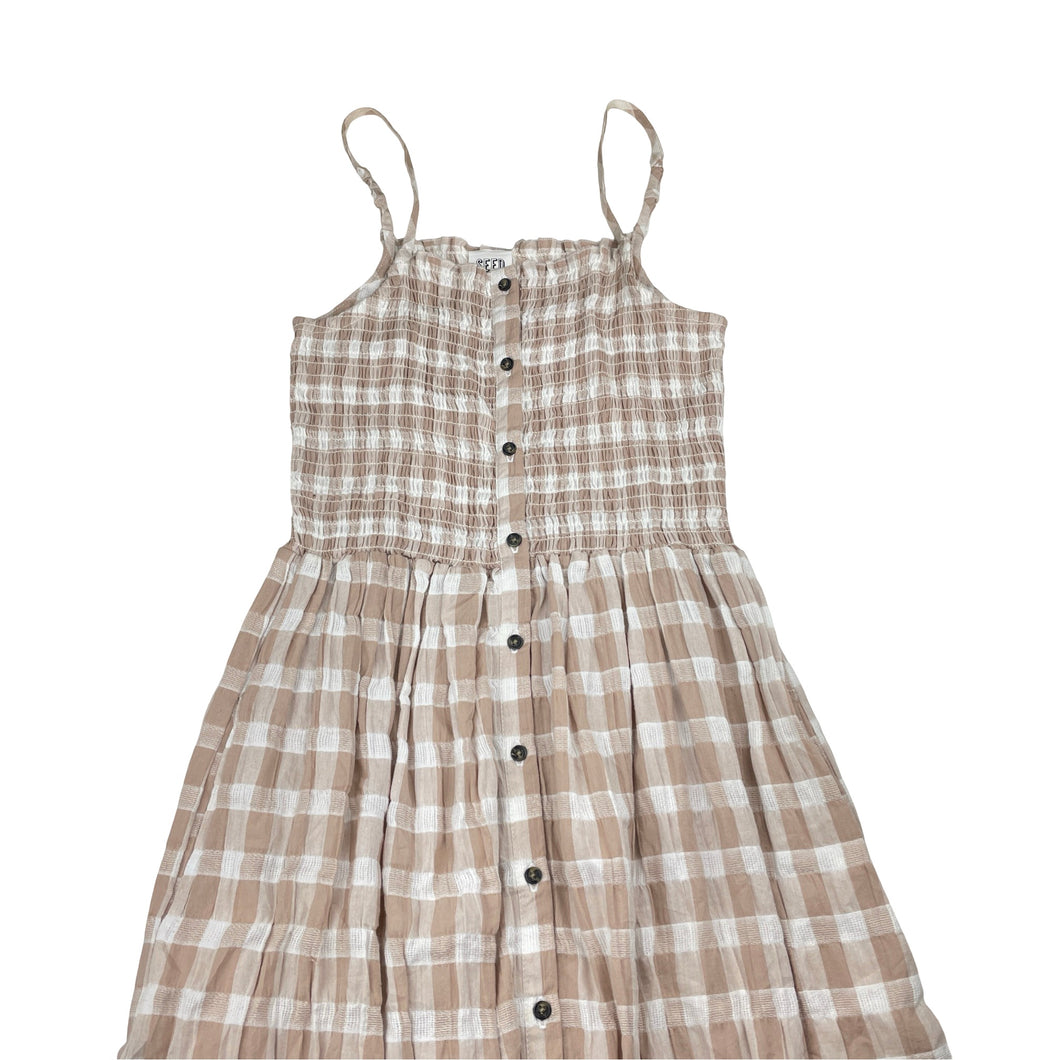 Girls Seed, lightweight cotton summer dress, GUC, size 10, L: 90cm