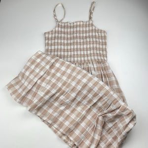 Girls Seed, lightweight cotton summer dress, GUC, size 10, L: 90cm