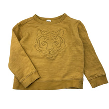 Load image into Gallery viewer, Boys Anko, embroidered cotton sweater / jumper, tiger, FUC, size 6,  