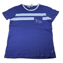 Load image into Gallery viewer, Boys Peter Alexander, cotton pyjama tee / top, discolouration neck, FUC, size 14,  