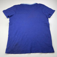 Load image into Gallery viewer, Boys Peter Alexander, cotton pyjama tee / top, discolouration neck, FUC, size 14,  