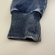 Load image into Gallery viewer, Boys OOVY, knit denim long sleeve top, shark, light wear on cuffs, FUC, size 3,  