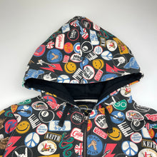 Load image into Gallery viewer, Boys Rock Your Kid, stretch cotton zip hoodie sweater, wash fade, FUC, size 10,  