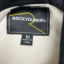 Load image into Gallery viewer, Boys Rock Your Kid, stretch cotton zip hoodie sweater, wash fade, FUC, size 10,  