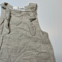 Load image into Gallery viewer, Unisex Toshi, cotton / linen romper / shortalls, EUC, size 2,  