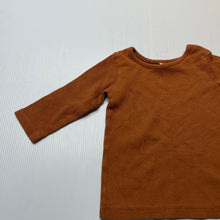 Load image into Gallery viewer, Unisex Dymples, organic cotton blend long sleeve top, GUC, size 000,  