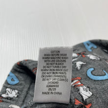 Load image into Gallery viewer, Unisex Dr Seuss, Cat in the Hat shorts, elasticated, GUC, size 0,  