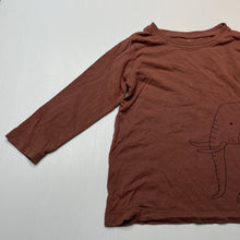 Load image into Gallery viewer, Boys Anko, cotton long sleeve tee / top, elephant, GUC, size 2,  