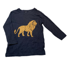 Load image into Gallery viewer, Boys Anko, cotton long sleeve tee / top, lion, GUC, size 2,  