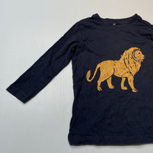 Load image into Gallery viewer, Boys Anko, cotton long sleeve tee / top, lion, GUC, size 2,  