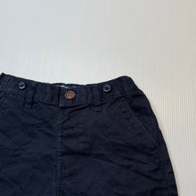 Load image into Gallery viewer, Boys Next, navy cotton shorts, adjustable, GUC, size 2-3,  
