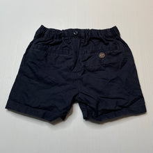 Load image into Gallery viewer, Boys Next, navy cotton shorts, adjustable, GUC, size 2-3,  